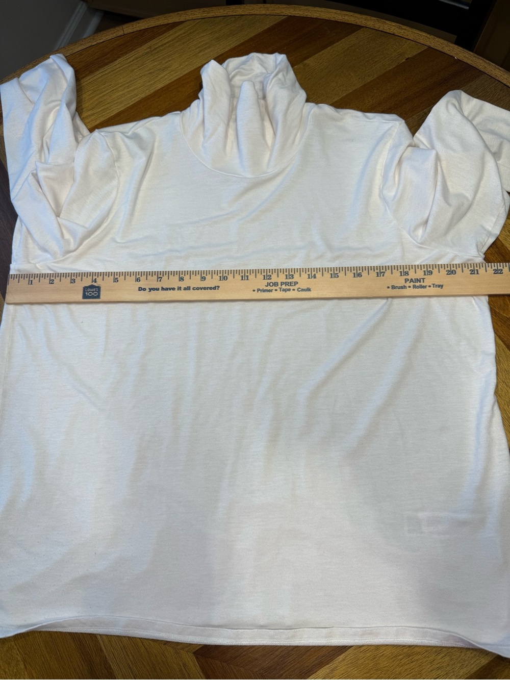 Eileen Fisher Light Pink Long Sleeve Turtleneck Tee - Picture 6 of 7